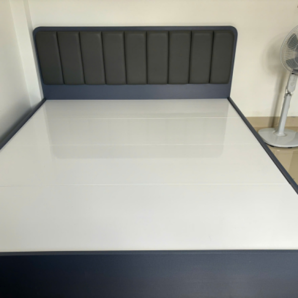 GIƯỜNG NHỰA CAO CÁP CÓ NỆM ĐẦU GIƯỜNG 1.6MX2M