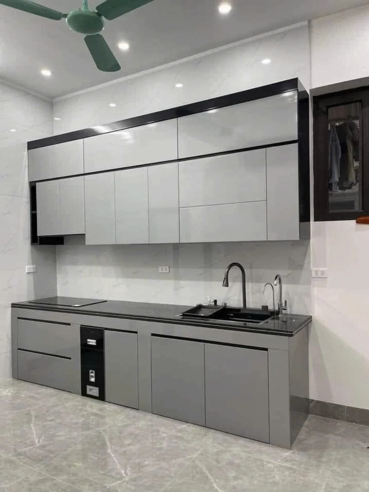 tủ bếp nhựa chữ i
tủ bếp thẳng bằng nhựa - hình minh họa 1