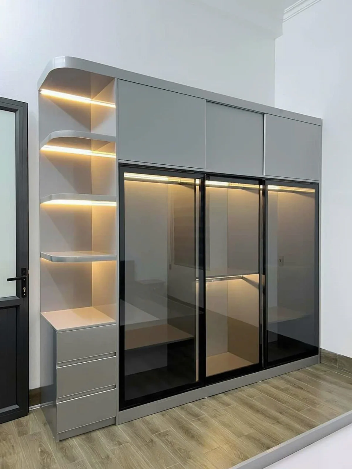 kích thước tủ áo nhựa cánh lùa - hình minh họa 4