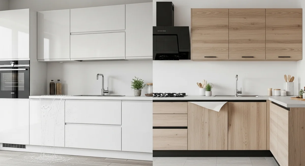 Tủ bếp nhựa cao cấp chống nước tuyệt đối, bảo vệ bếp khỏi ẩm mốc