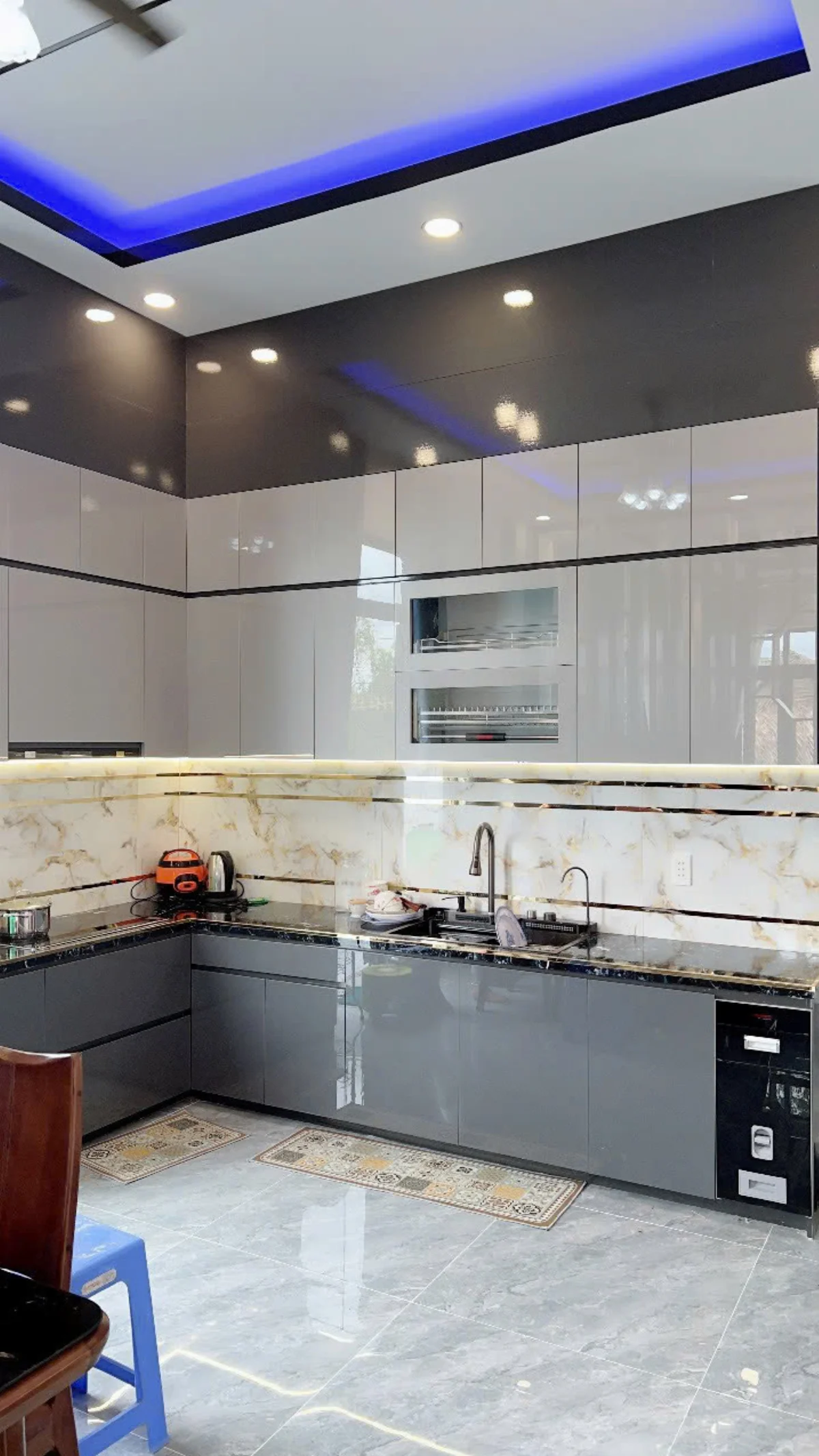 báo giá tủ bếp nhựa chữ l - hình minh họa 4