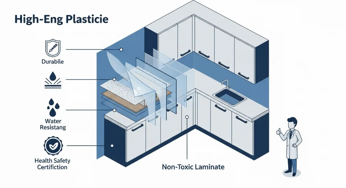 Lựa chọn tủ bếp nhựa cao cấp chất lượng, an toàn sức khỏe từ nhà cung cấp uy tín.