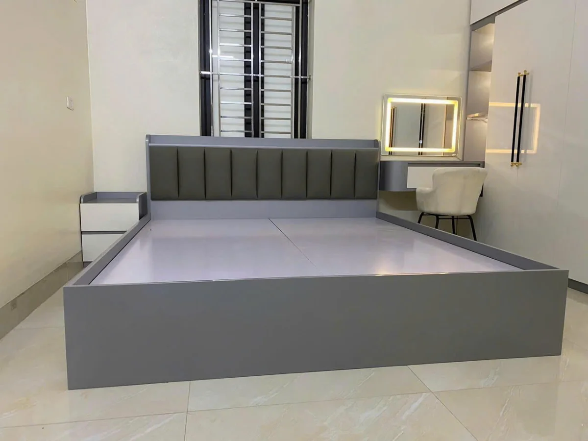 mẫu combo phòng ngủ nhựa vân gỗ đẹp - hình minh họa 4