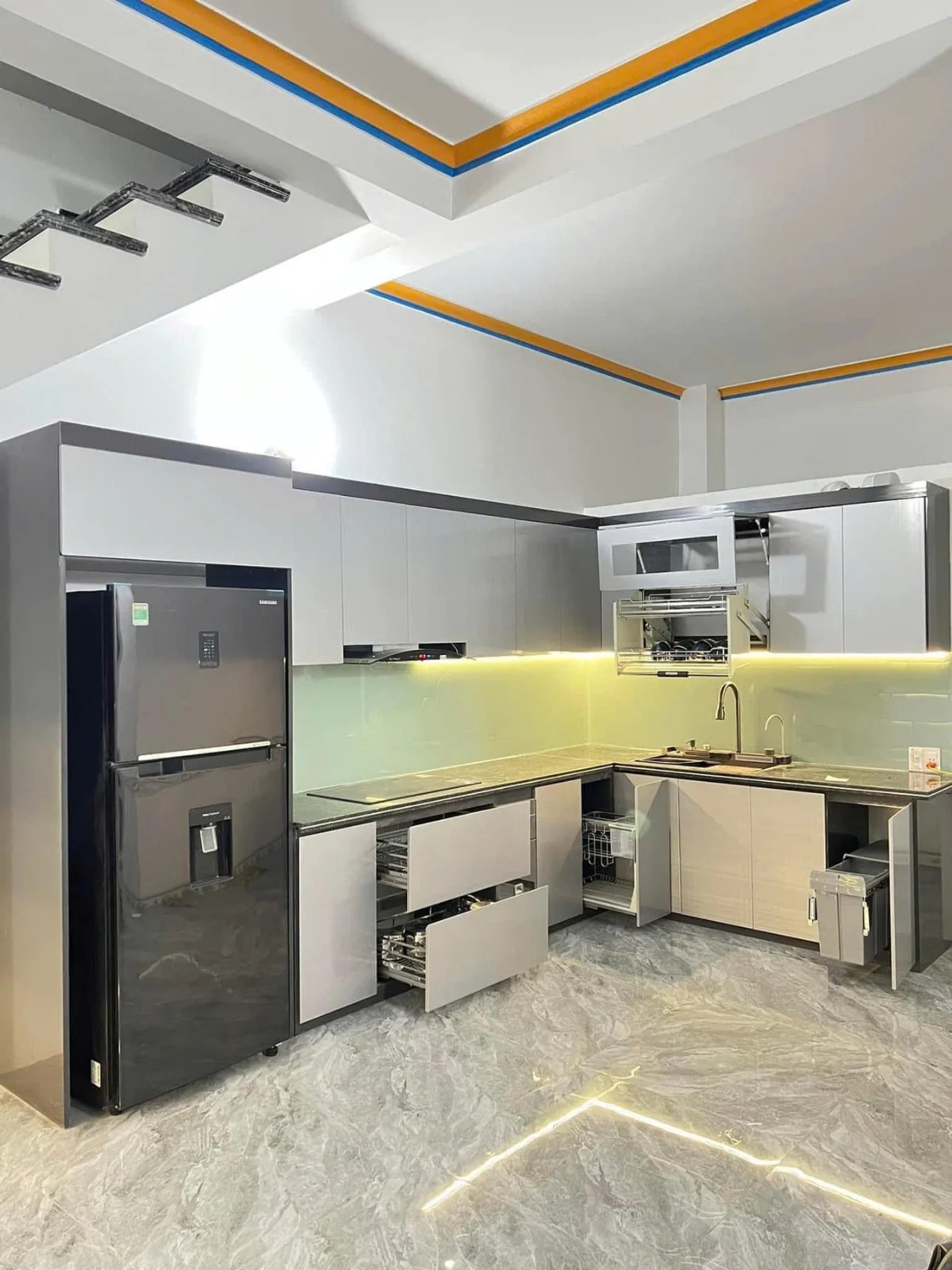kích thước tủ bếp chữ l - hình minh họa 3