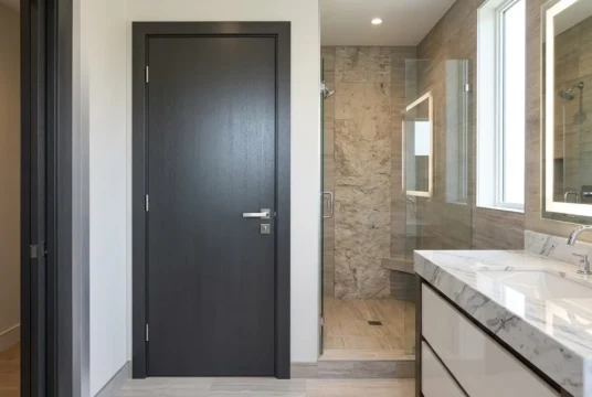 Cửa nhựa composite nhà vệ sinh toilet chống nước tuyệt đối không cong vênh