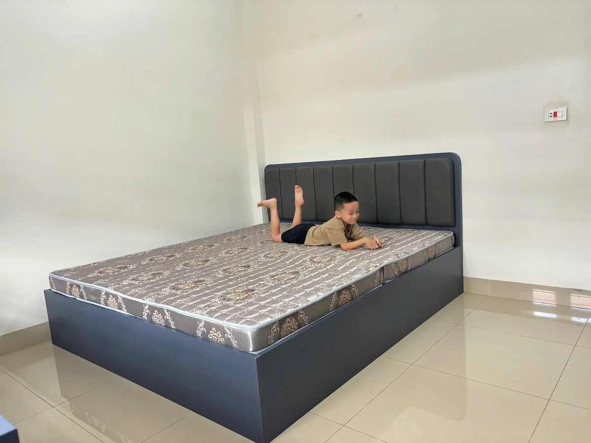 mẫu giường nhựa ngăn kéo thông minh - hình minh họa 4