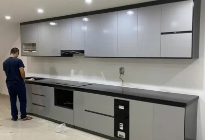 Báo giá tủ bếp nhựa chữ I giá xưởng cạnh tranh nhất khu vực Sài Gòn