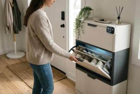 Tủ giày nhựa thông minh cánh lật chống ẩm mốc khử mùi hôi hiệu quả
