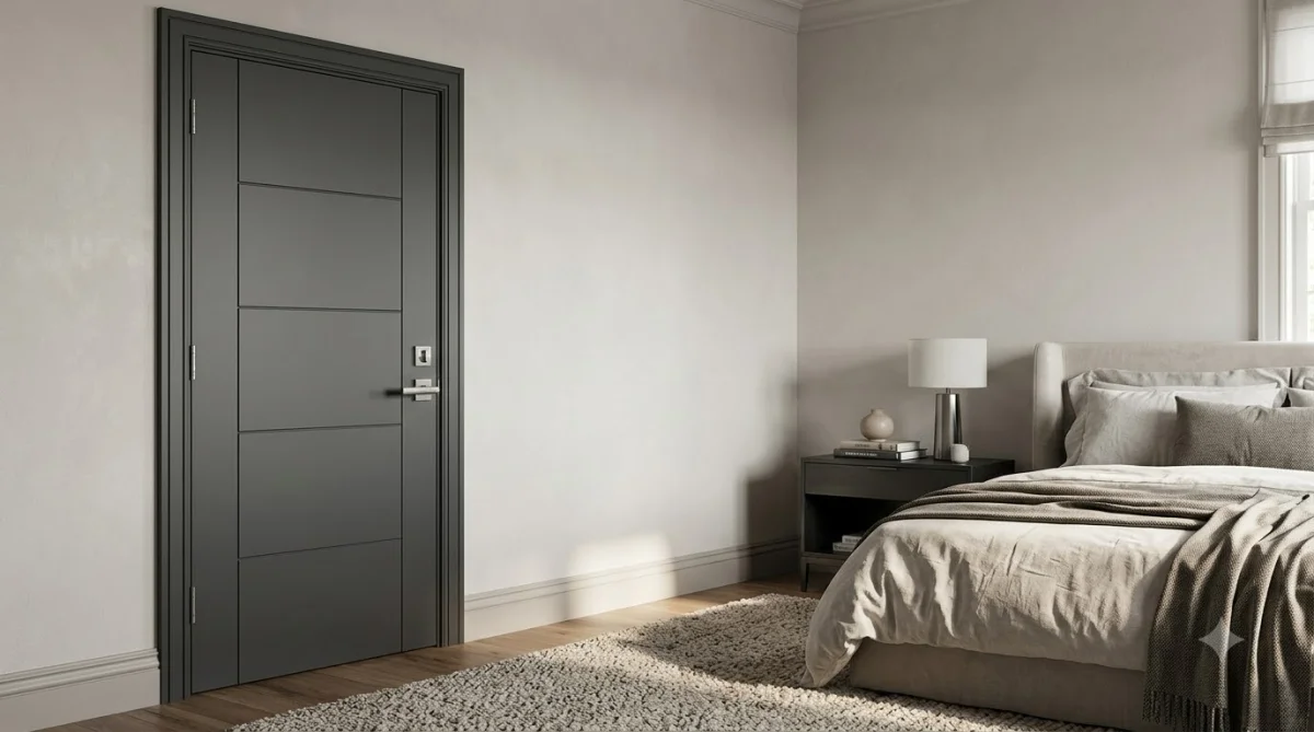 Ứng dụng thực tế cửa nhựa composite phòng ngủ cách âm chống ồn êm ái sang trọng – những Rủi Ro Và Sai Lầm Cần Tránh Khi Mua Cửa Composite