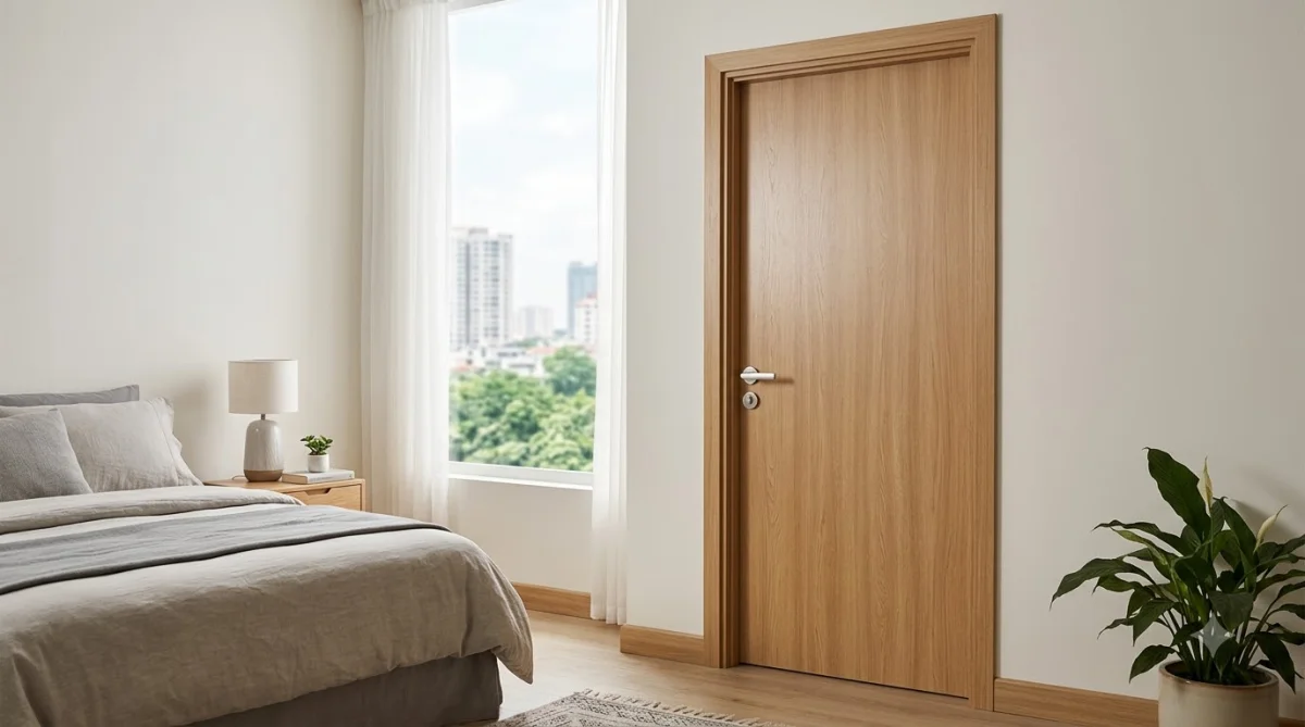 Toàn cảnh báo giá cửa nhựa composite phòng ngủ hoàn thiện tại TPHCM mới nhất