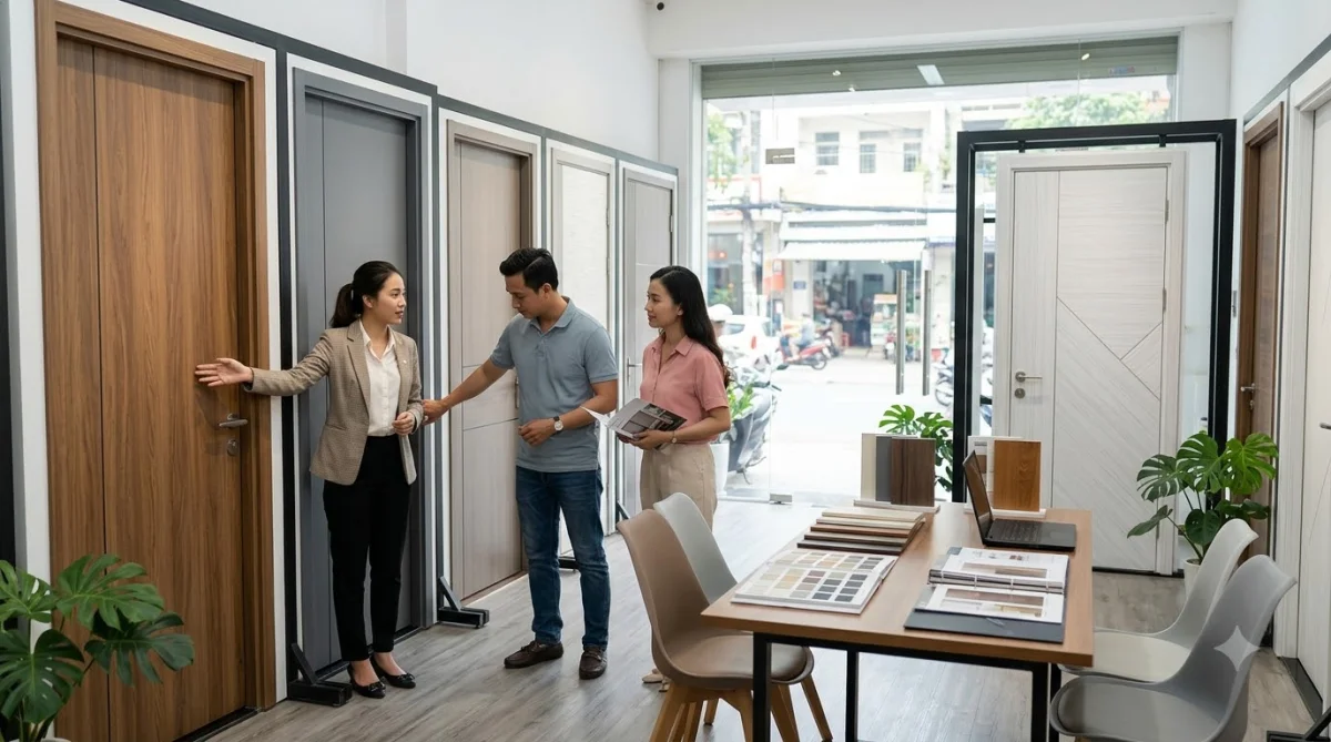 Ứng dụng thực tế báo giá cửa nhựa composite phòng ngủ hoàn thiện tại TPHCM mới nhất – lời Khuyên Từ Chuyên Gia Khi Đầu Tư Cửa Nhựa Composite Cho Phòng Ngủ TPHCM