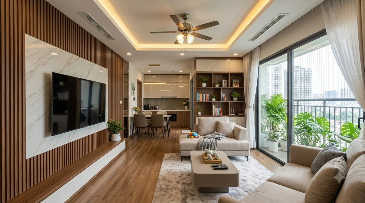 Tiêu chí lựa chọn đơn vị thiết kế thi công nội thất nhựa uy tín tại TPHCM Thành phẩm hoàn thiện thiết kế thi công nội thất phòng khách nhựa cao cấp tại TPHCM – tiêu chí lựa chọn đơn vị thiết kế thi công nội thất nhựa uy tín tại TPHCM